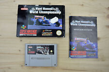 Usado, SNES - Nigel Mansell's World Championship - (OVP, mit Anleitung) comprar usado  Enviando para Brazil