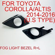 Moldura para farol de neblina moldura tampa acabamento quadro para Toyota Corolla/Altis/L/LE/LE ECO 2014-2016, usado comprar usado  Enviando para Brazil