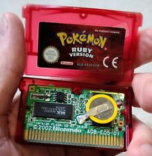 Pokemon Rubí - Batería Nueva - Nintendo Game Boy Advance - Increíble Estado  segunda mano  Embacar hacia Argentina