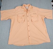 World Wide Sports Shirt Mens 3XL XXXL Peach Fishing Outdoor Boating Vented Sport for sale  Shipping to South Africa