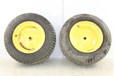 John Deere L130A Lawn Mower Tractor Rear Wheels Rims Set for sale  Shipping to South Africa