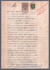 Gf0382 documenti dichiarazione usato  Torino