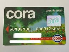 Cora credit card d'occasion  Expédié en Belgium