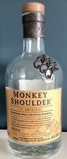 Monkey shoulder empty for sale  WHITLEY BAY