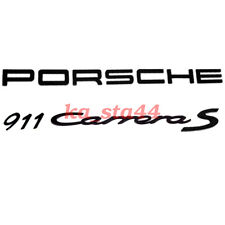 " PORSCHE 911 Carrera S" 991 CRACHÁ PRETO BRILHANTE / EMBLEMA GENUÍNO NOVO, usado comprar usado  Enviando para Brazil