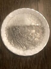 Christmas plate hammered for sale  Grove City