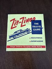 VINTAGE 1964 ZIT ZINGO TRAVEL BINGO GAME, JAY & JAY CO WITH BOX for sale  Shipping to South Africa