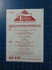 Tempo september 1952 gebraucht kaufen  Oldenburg