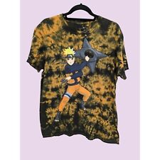 Camiseta Cosplay Naruto Shippuden Masculina Naruto Uzumaki Laranja Lavagem Ácida Tamanho M comprar usado  Enviando para Brazil