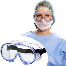 Anti Fog Safety Goggles Over Glasses Lab Work Eye Protective Eyewear Clear Lens for sale  Rancho Cucamonga