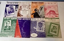 Lot of 150 Pieces Of Vintage Antique 1930's-1950's Sheet Music for sale  Shipping to South Africa