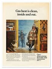 Anúncio impresso American Gas Clean Inside & Out Sheltie vintage 1972 anúncio comprar usado  Enviando para Brazil