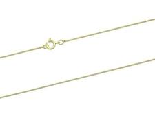 Gold Chain 20 inch 9ct Yellow Gold 0.5mm Diamond Cut Curb Chain 20"/50cm for sale  Shipping to South Africa