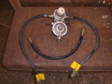 Used, Propan gas regulator with propan pigtail gas hoses (+ 1 brand new hose) for sale  TAUNTON