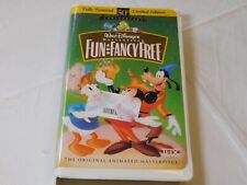 Walt de Disney Chef-D Fun Et Déguisement Gratuit (VHS, 1997) 50th d'occasion  Expédié en France