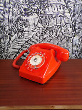 Vintage telephone orange d'occasion  Champigneulles