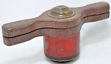 Antiguo exprimidor de utensilios de cocina de latón de madera original antiguo hecho a mano segunda mano  Embacar hacia Mexico