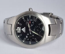 Relógio de quartzo masculino vintage genuíno ADIDAS 10-0151 multifuncional mostrador preto comprar usado  Enviando para Brazil