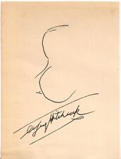 alfred hitchcock signed for sale  SHEFFIELD