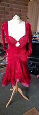 Red latin dress for sale  NOTTINGHAM