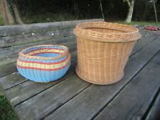 Vintage handmade rattan for sale  Shipping to Ireland
