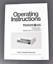Manual de instruções de operação Panasonic AG-7300 comprar usado  Enviando para Brazil