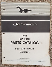 Catálogo de piezas Johnson Sea Horse 1966 - accesorios para barco y remolque E segunda mano  Embacar hacia Mexico