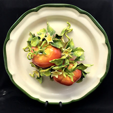 Usado, Prato de horta Eva Gordon 3D cerâmica estúdio assinado arte — tomates comprar usado  Enviando para Brazil