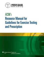 Manual de recursos de ACSM para pautas para pruebas de ejercicio y prescripción - BUENO segunda mano  Embacar hacia Mexico