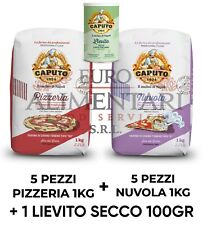 Farina Caputo Pizzeria 5 KG+5 KG Nuvola + Lievito Secco 100 gr Per Pizza Canotto usato  Sant Antonio Abate