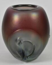 Used, Dominick Labino Purple Iridized Art Glass Vase9-1971 for sale  Shipping to South Africa