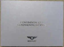 Używany, Bentley Continental GT & GT Speed Media Info Press Kit Broszura broszura 2007 na sprzedaż  Wysyłka do Poland