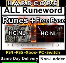 Usado, HC NON NL RuneWord +BASE ✅PC-XBOX-PS4-PS5-SWITCH Diablo 2 Res D2R HARDCORE comprar usado  Enviando para Brazil