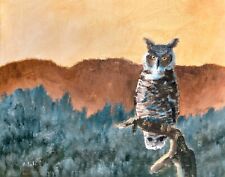 Oil painting owl for sale  Pueblo