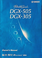 Teclado grande portátil Yamaha DGX-505 y DGX-305 libro manual del propietario original. segunda mano  Embacar hacia Argentina