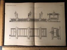 Rare Antique Orig Beyer Frame Drilling Machine Illustration Art Print UK for sale  Shipping to South Africa