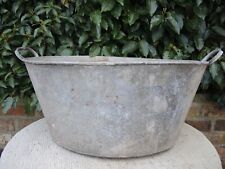 Large vintage galvanised for sale  Shipping to Ireland