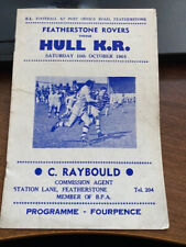 1964 featherstone rovers for sale  BOLTON