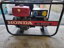 Honda ec4000 generator for sale  HUDDERSFIELD