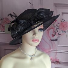 Wedding hat black for sale  WIGTON