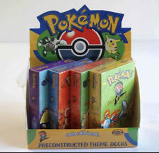 Conjunto básico Pokémon 2 caixas de deck temáticas x4 e caixa de exibição de contador (WOTC) RARO, usado comprar usado  Enviando para Brazil