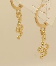 Earrings gold fashion d'occasion  Expédié en Belgium