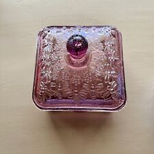 Vintage Tiara AMETHYST Honey Bee Hive Covered Candy Dish by Indiana Glass EUC  for sale  Shipping to South Africa
