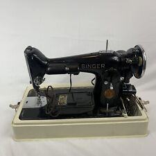 Vintage Singer Sewing Machine 1940 Model 201-2 Serial AF442247 With Carry Case, used for sale  Shipping to Canada
