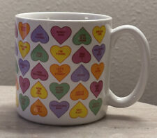 Usado, Taza de café Conversation Candy Hearts regalo del día de San Valentín segunda mano  Embacar hacia Argentina