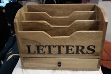 wooden letter rack for sale  Shipping to Ireland