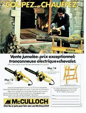 1980 culloch advertising d'occasion  Expédié en Belgium