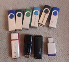 Lot 10 USB Flash Drive Storage  1x16Gb, 2x8gb, 2x4gb, 3x2gb, 2x1Gb for sale  Shipping to South Africa