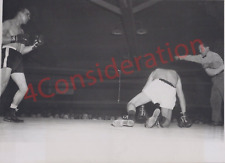 Foto de alambre de boxeo Gene Fullmer vs Paul Pender 1955 segunda mano  Embacar hacia Argentina