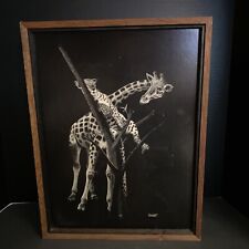 large framed giraffe art for sale  Modesto